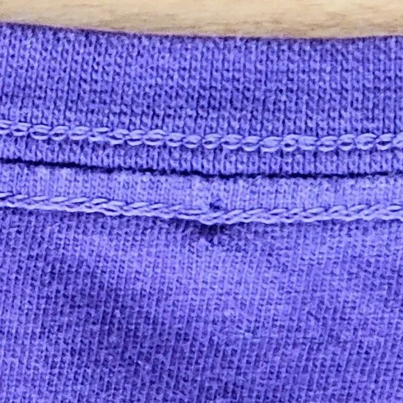 Life Is Good Purple V-Neck Daisies in Mason Jar Short Sleeve Crusher Tee - S - Picture 8 of 8